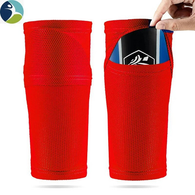 1 paar jalgpalli säärekaitset koos surutaskuga säärevarrukaga, spordisokid, jalgpall, jalga toetav kaitse, täiskasvanud teismelistele lastele