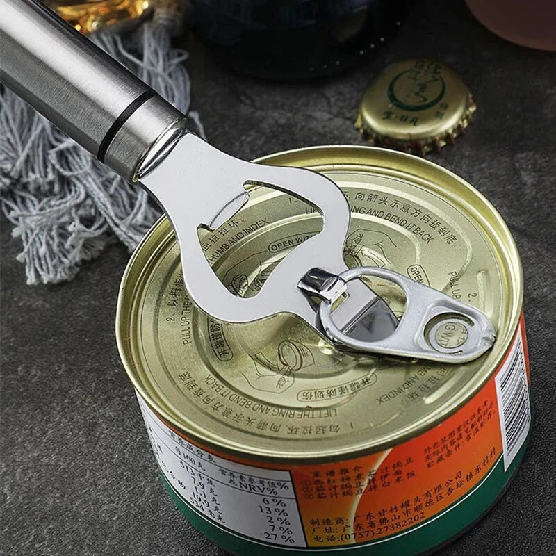 Ανοιχτήρι από ανοξείδωτο ατσάλι Ανοιχτήρι μπουκαλιού με μακριά λαβή Ανοιχτά οικιακής χρήσης Εργαλεία κουζίνας Μπαρ Εστιατόριο ανοιχτό καπάκι κρασιού Αξεσουάρ εργαλείων μπαρ