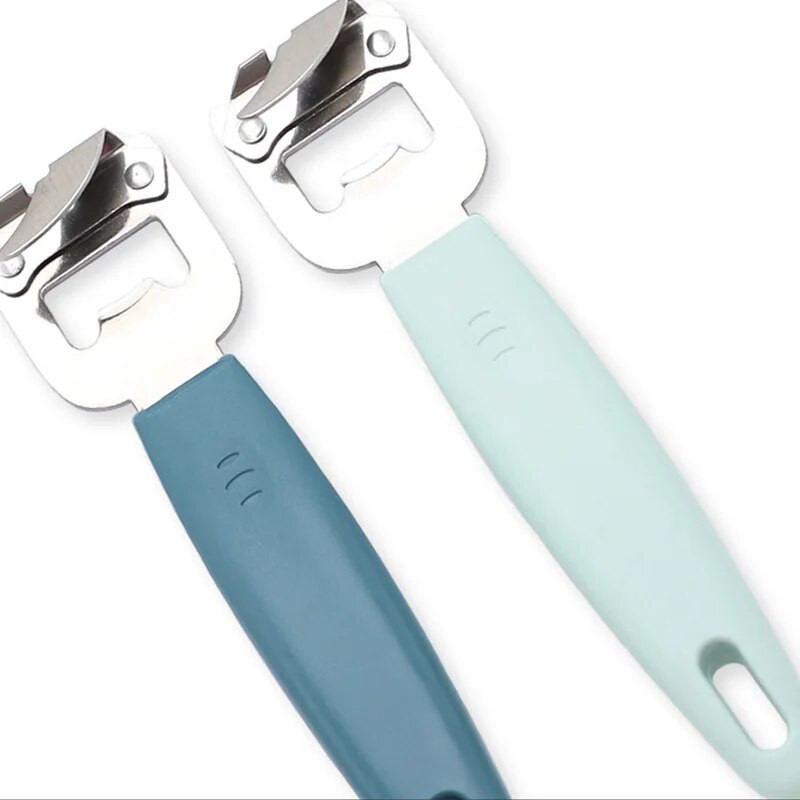 Nerūdijančio plieno alaus butelių atidarytuvas- atidarytuvas maistui skardinių butelių kamštelis Virtuvės prietaisai Alaus skardinių butelių atidarytuvai 3 viename atidarytuvai