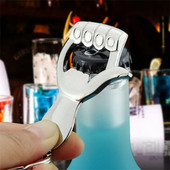 Tõstetud pöidlasõrmega ülestõstetud metallist võtmehoidja ripats nagu julgustage ennast võtmehoidja võtmehoidja pöidla pudeliavaja kingitus