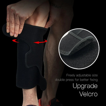 BraceTop 1PC Sport Shin Guard Leg Warmers Sleeve Calf Guards Protection Ρυθμιζόμενη για άρση βαρών με ποδήλατο μπάσκετ