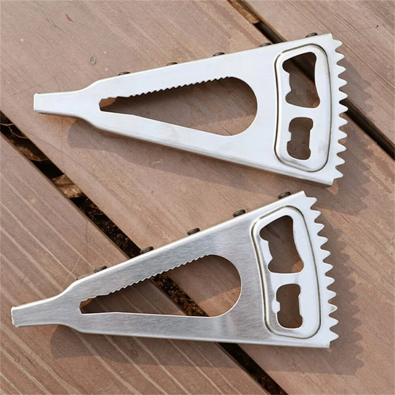 Daugiafunkciniai skardinių atidarytuvai nerūdijančio plieno butelių atidarytuvas Buitinis skardos atidarytuvas Butelio dydis Butelio dangtelis Obliuoti žuvies žvynus