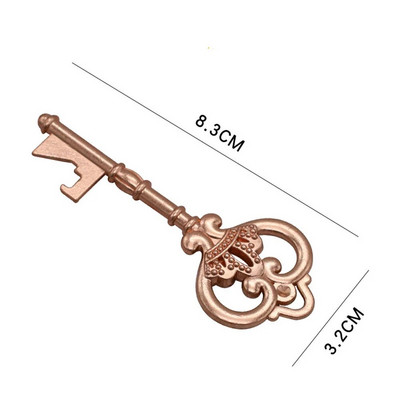 1 vnt Metalinis alaus butelio atidarytuvas Vestuvių dovana su gėrimų atidarytuvais raktų pakabukai Vestuvių vakarėlio dekoravimo reikmenys Suvenyras svečiams