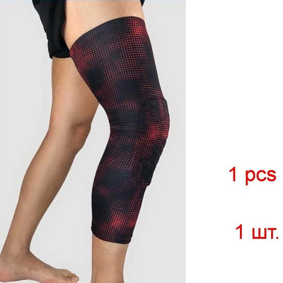 1 KOM Košarkaški štitnik za koljena protiv sudara Muškarci Žene Kompresijski štitnik za koljena, grijač za noge, rukav za biciklizam, brdski bicikl