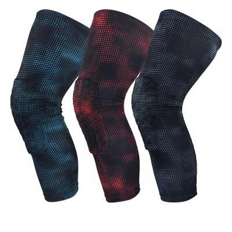 1 KOM Košarkaški štitnik za koljena protiv sudara Muškarci Žene Kompresijski štitnik za koljena, grijač za noge, rukav za biciklizam, brdski bicikl