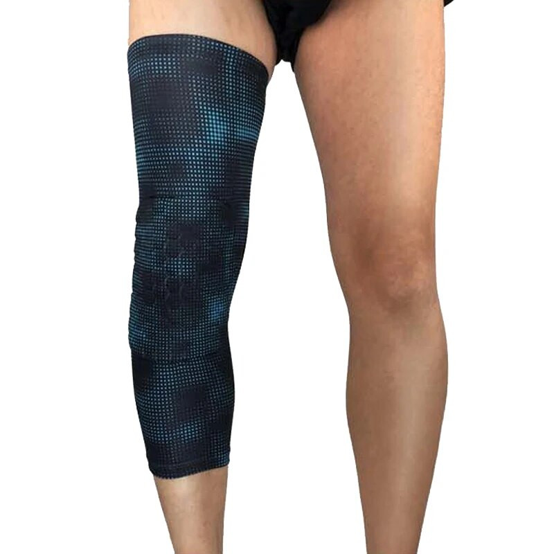 1 KOM Košarkaški štitnik za koljena protiv sudara Muškarci Žene Kompresijski štitnik za koljena, grijač za noge, rukav za biciklizam, brdski bicikl