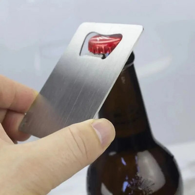 Deschidetor de sticle de bere Practică Stil card de credit Deschidere de sticle de bere Deschidetor de capac Policromatic Deschidetor de sticle Deschidere portabil