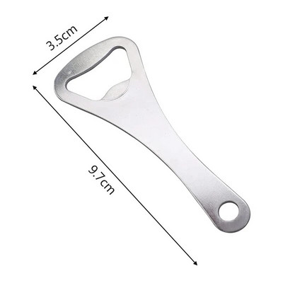3 bucăți / pungă, tot din oțel, culoare transparentă, deschizător de sticle de bere, deschizător de sticle de băuturi, deschizător de sticle de barman, șofer de bere, barman