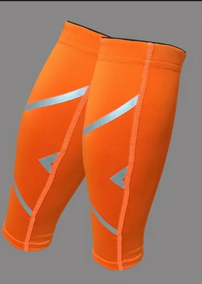 1 pereche Baschet Fotbal Picior Tibie Fotbal Maneci de Protectie Vitel Ciclism Fitness Calcetine Compresie Alergare