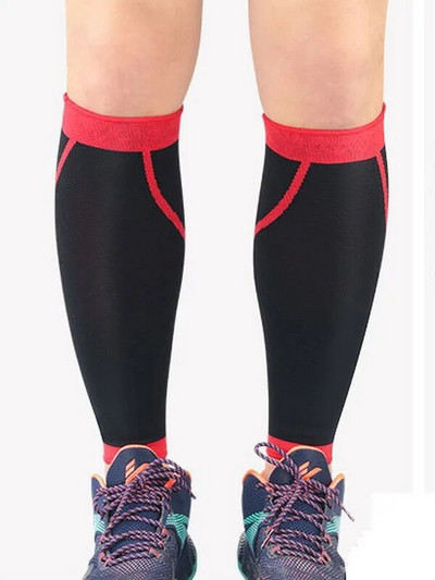 1 paar nailonist säärekompressioonvarrukaid meestele, naistele mõeldud jooksuvarustuse jalasoojendaja säärekaitse spordikaitse tarvik