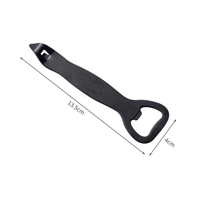 Patvarus nerūdijančio plieno alaus vyno butelių atidarytuvas, barmenas, nešiojamasis plokščias dangtelis kamščiatraukio nuėmimo juostos virtuvės priedai