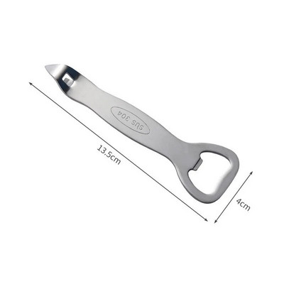 Patvarus nerūdijančio plieno alaus vyno butelių atidarytuvas, barmenas, nešiojamasis plokščias dangtelis kamščiatraukio nuėmimo juostos virtuvės priedai