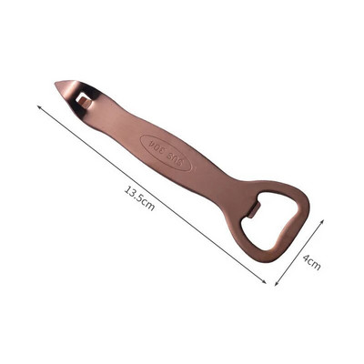 Patvarus nerūdijančio plieno alaus vyno butelių atidarytuvas, barmenas, nešiojamasis plokščias dangtelis kamščiatraukio nuėmimo juostos virtuvės priedai