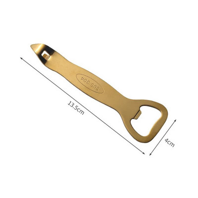 Patvarus nerūdijančio plieno alaus vyno butelių atidarytuvas, barmenas, nešiojamasis plokščias dangtelis kamščiatraukio nuėmimo juostos virtuvės priedai