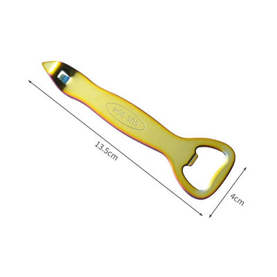 Patvarus nerūdijančio plieno alaus vyno butelių atidarytuvas, barmenas, nešiojamasis plokščias dangtelis kamščiatraukio nuėmimo juostos virtuvės priedai