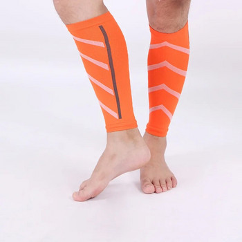 1 Ζεύγος μανίκια συμπίεσης γάμπας μανίκια συμπίεσης ποδιών τρεξίματος 20-30 mmHg κάλτσες συμπίεσης για νάρθηκα κνήμης για άνδρες γυναίκες