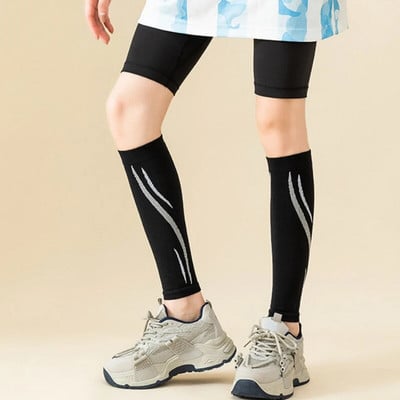 1 чифт компресионен ръкав за прасеца Мъже и жени -20-30 mmHg компресионен ръкав за шина за пищял Възстановяване на разширени вени, разкъсан прасец, облекчаване на болката