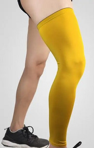 Колоездене Компресионни крачоли Баскетболни футболни чорапи Ръкави за прасеца до коляното UV Слънчеви протектори Ръкави за крака Мъже Жени