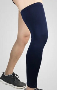 Колоездене Компресионни крачоли Баскетболни футболни чорапи Ръкави за прасеца до коляното UV Слънчеви протектори Ръкави за крака Мъже Жени