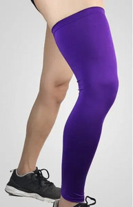 Колоездене Компресионни крачоли Баскетболни футболни чорапи Ръкави за прасеца до коляното UV Слънчеви протектори Ръкави за крака Мъже Жени