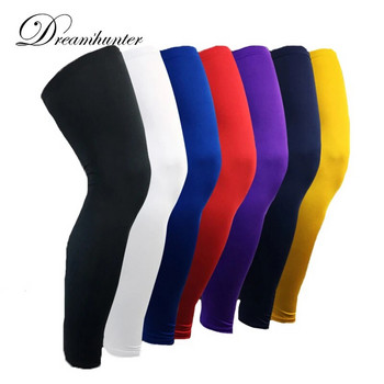 Колоездене Компресионни крачоли Баскетболни футболни чорапи Ръкави за прасеца до коляното UV Слънчеви протектори Ръкави за крака Мъже Жени