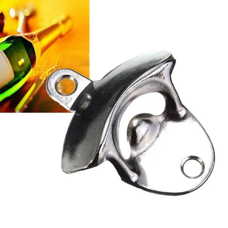 Roostevabast terasest baariklubi tarvikud kuummüük Pudeliavaja Seinale kinnitatav avaja baar Õllesoodakork Tööriistad Fikseeritud veiniavaja