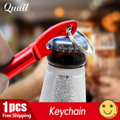 Putpelių 1vnt Daugiafunkcinis švilpuko raktų pakabukas aliuminio lydinio butelių atidarytuvas švilpukas butelių atidarytuvas gelbėjimo švilpukas nuoroda