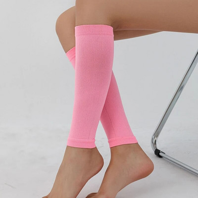 1 чифт Спортни ръкави за поддържане на прасеца Компресивни чорапи без крака Компресиращи ръкави за бягане Медицински чорапи за разширени вени