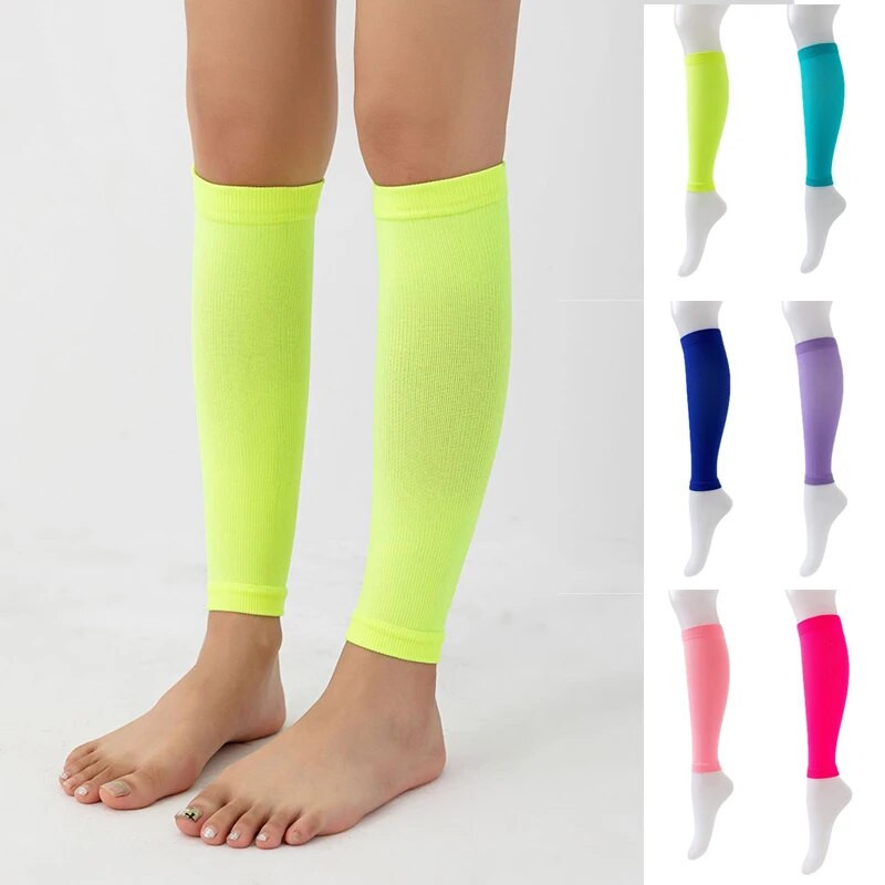 1 par sportskih kompresijskih čarapa za noge s rukavima za potporu potkoljenice Kompresijske čarape za trčanje potkoljenice Medicinske čarape protiv proširenih vena