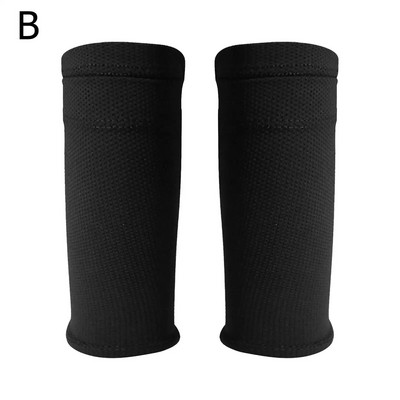 Jalgpall säärekaitse sokk kahekihiline jalgpall säärepadjad hoidik jalalaba sokid kaitse jalgpall varrukad lastele poistele meestele F2s5