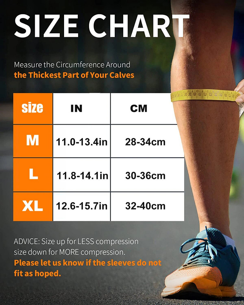 1 tk säärekompressioonvarrukad – säärekompressioonsokid säärepõimiku jaoks, säärevalu leevendamine, mehed, naised – säärekaitsmed jooksmiseks, sport