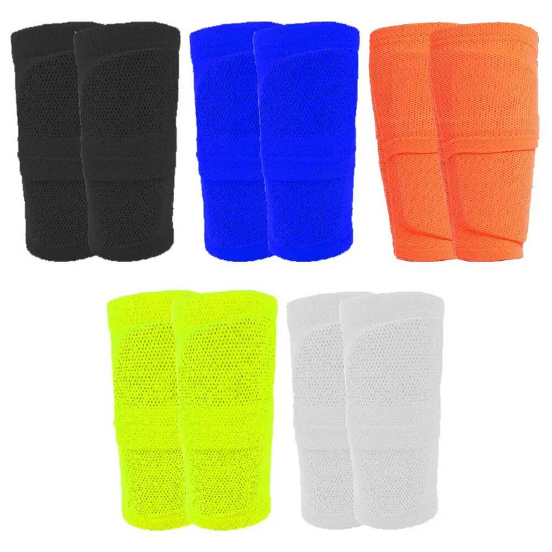 1 paar Spordiohutus Säärepadjad Varrukad Hingav jalgpall Säärehoidja Sääre sokid Nailonist jalakaitsevarrukad lastele Poistele Mehed