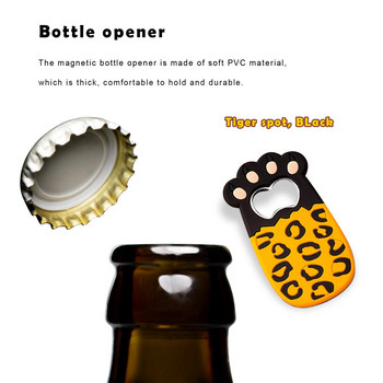 2023 Creative Wine Bottle Opener New Cartoon Fat Cat Claw Magnetic Suction Soft Glue PVC Αυτοκόλλητο Ψυγείο Ανοιχτήρι Μπύρας