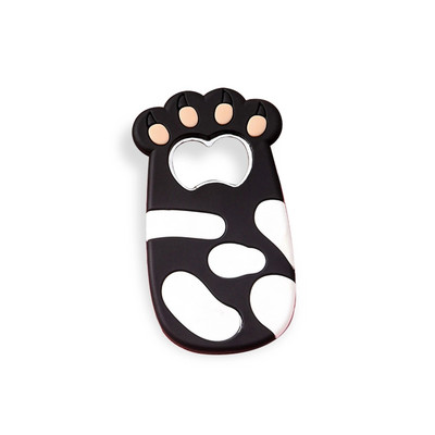 2023 Creative veinipudeliavaja uus multikas Paksu kassi küünis magnetimemisega pehme liimiga PVC külmkapi kleebis õllepurgiavaja