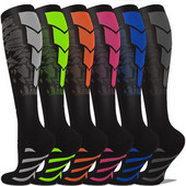 1 paar kraadiga kompressioonsokid, sääremarjade tugisokid, naised, mehed, 20–30 mmhg, põlvekõrgused sokid meestele, naised, jooksmine, põetamine, sportlik