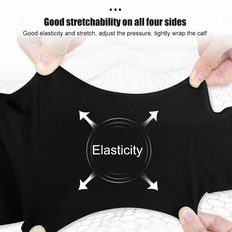 1 KOM Kompresijski rukavi za potkoljenicu - čarape bez stopala za trčanje, biciklizam, fitness, udlage potkoljenice, proširene vene, artritis, uganuća