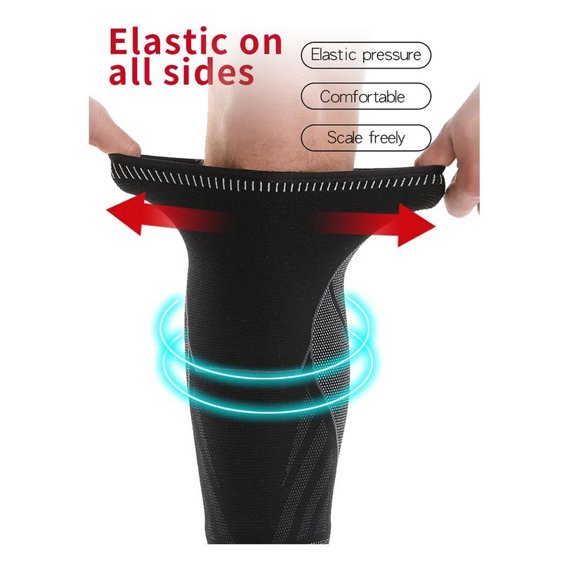 Kompressioonartriidi leevendav traksidega varruka säärevalu tugi sportlikele liigestele, sportlikud peapaelad tüdrukutele