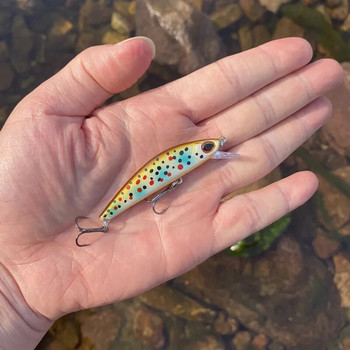 ΝΕΑ LTHTUG Ιαπωνικής σχεδίασης Pesca Wobbling Fishing Lure 63mm 7,5g Sinking Minnow Isca Artificial Baits For Bass Perch Pike Pike