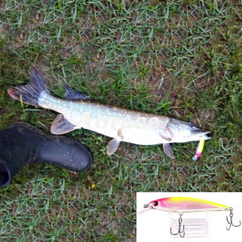 1PCS Laser Minnow Fishing Lure 11CM 13G pesca куки за риболов, воблер, принадлежности crankbait, изкуствена Япония, твърда стръв, swimbait