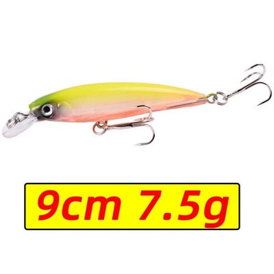 1vnt lazerinis Minnow žvejybos masalas 11cm 13G pesca kabliukai žuvies voblerio reikmenys crankbait dirbtinis japoniškas kietas masalas plaukimo masalas