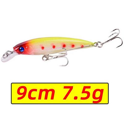 1vnt lazerinis Minnow žvejybos masalas 11cm 13G pesca kabliukai žuvies voblerio reikmenys crankbait dirbtinis japoniškas kietas masalas plaukimo masalas