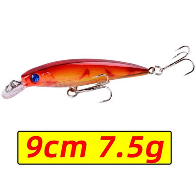 1vnt lazerinis Minnow žvejybos masalas 11cm 13G pesca kabliukai žuvies voblerio reikmenys crankbait dirbtinis japoniškas kietas masalas plaukimo masalas