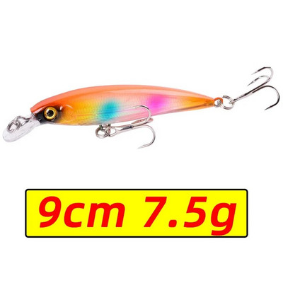1vnt lazerinis Minnow žvejybos masalas 11cm 13G pesca kabliukai žuvies voblerio reikmenys crankbait dirbtinis japoniškas kietas masalas plaukimo masalas