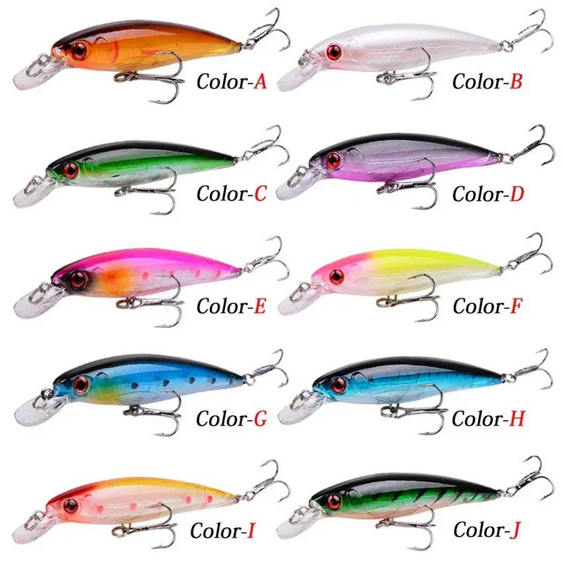 1vnt lazerinis Minnow žvejybos masalas 11cm 13G pesca kabliukai žuvies voblerio reikmenys crankbait dirbtinis japoniškas kietas masalas plaukimo masalas