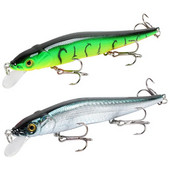1tk Kalasööt 11,5cm/14g Minnow Crankbait Voblerid 3D Eyes Ahvena tehissööt haugi karpkala sööt ujumissööt kalapüügi Pesca