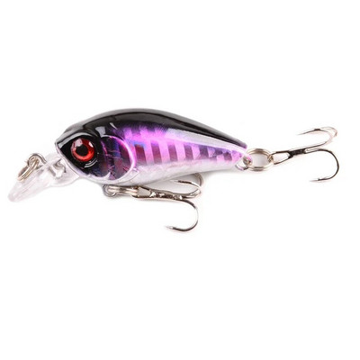 1 vnt Minnow žvejybos masalas 45 mm 3,8 g Crankbait kietas masalas Topwater dirbtinis vobleris Bass Japan Muselinės žvejybos priedai