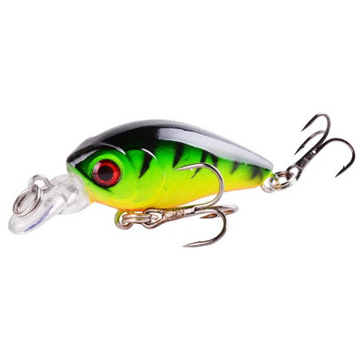 1 vnt Minnow žvejybos masalas 45 mm 3,8 g Crankbait kietas masalas Topwater dirbtinis vobleris Bass Japan Muselinės žvejybos priedai