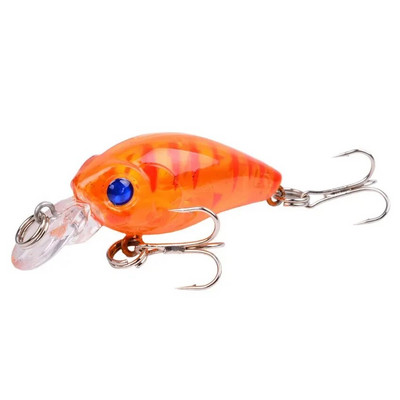1 buc. Nalucă de pescuit Minnow 45mm 3.8g Crankbait Momeală tare Topwater Artificial Wobbler Bass Japonia Accesorii de pescuit cu muscă