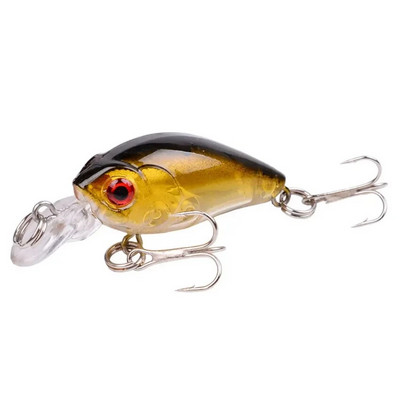 1 vnt Minnow žvejybos masalas 45 mm 3,8 g Crankbait kietas masalas Topwater dirbtinis vobleris Bass Japan Muselinės žvejybos priedai