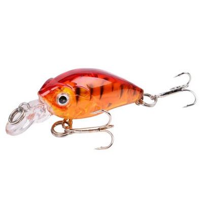 1 vnt Minnow žvejybos masalas 45 mm 3,8 g Crankbait kietas masalas Topwater dirbtinis vobleris Bass Japan Muselinės žvejybos priedai